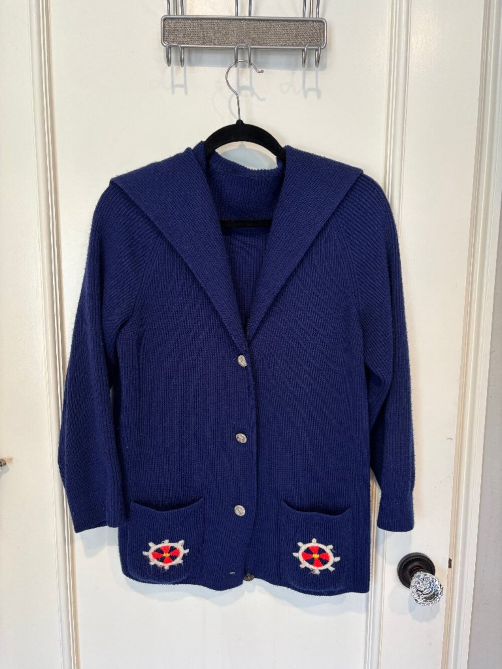 Vintage Sailor/Nautical-Themed Sweater (M)